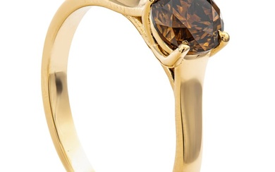 1.06 tcw SI1 Diamond Ring Yellow Gold - Ring - 1.06 ct Diamond - No Reserve Price