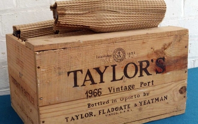 12 Bottles Taylors Vintage Port 1966
