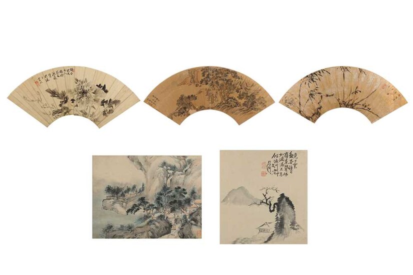 VARIOUS ARTISTS. Various Subjects. ink on paper, Chinese painting...