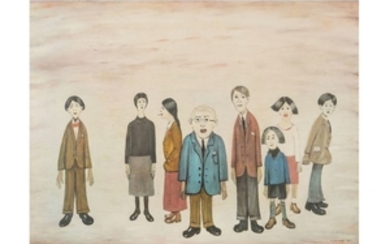 LAURENCE STEPHEN LOWRY R.A. (1887-1976) His Family signed...
