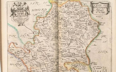 1673 Blome Map of Hartfodshire UK -- A Mapp of