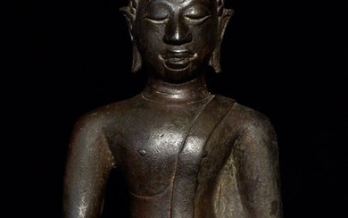 16th Northern Thai bronze Buddha0 Very fine example, nice size.