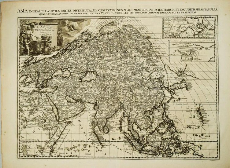 1713 Aa Map of Asia -- L'Asie, Selon les Nouvelles
