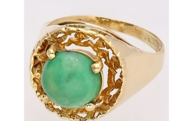 18 kt. Gold - Ring Turquoise