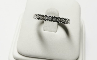 18 kt. White gold - Ring - 0.48 ct Diamond