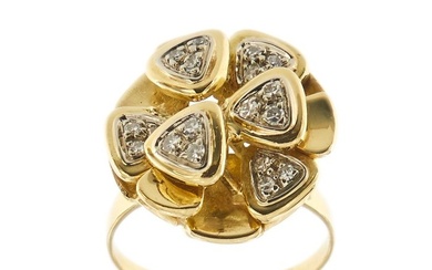 18 kt. Yellow gold - Ring - 0.36 ct Diamond