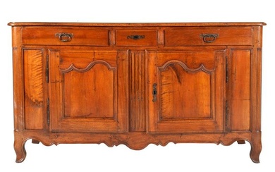18th C. French Walnut Double Sided Buffet / Server