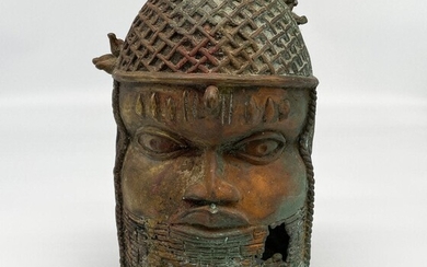 18th c. African Head of an Oba, Edo Peoples, Benin