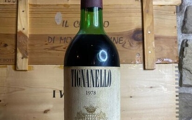 1978 Marchesi Antinori, Tignanello - Toscana IGT - 1 Bottle (0.75L)
