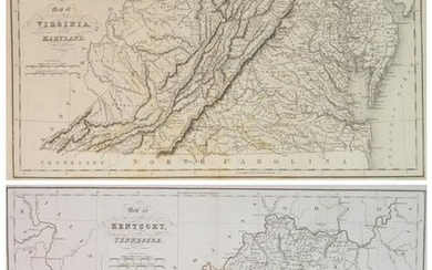 19th c. Map of Virginia and Maryland