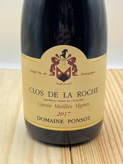 2017 Clos de la Roche "Vielles Vignes" - Domaine Ponsot - Bourgogne - 1 Bottle (0.75L)