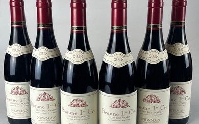 2018 Beaune 1° Cru "Clos des Avaux"- Domaine Christopher Newman - Bourgogne - 6 Bottle (0.75L)