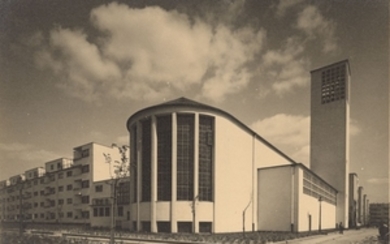 Werner Mantz Cologne 1901 – 1983 Eijsden Cologne-Kalkerfeld. Church St. Petrus Canisius (1931). Architect: Wilhelm Riphahn.