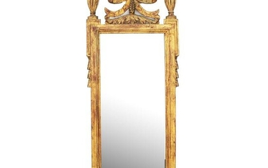 20th C. Swedish Gilt Wood Mirror