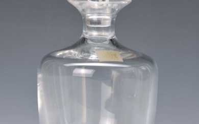 carafe, Lalique, 2. Half 20.th c., moulded...