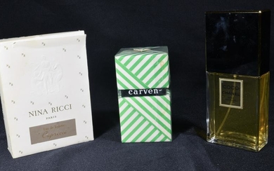 (3) Unused Fine French Perfumes, Chanel, Ricci Etc