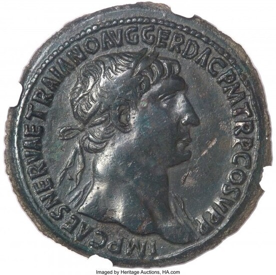 30043: Trajan (AD 98-117). AE sestertius (35mm, 26.94 g