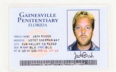 Kiefer Sutherland Jack Bauer hero ID card from 24.