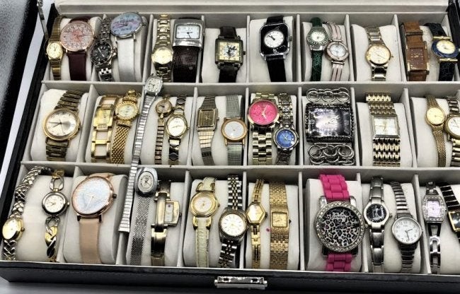 41 Assorted Wristwatches Incl. Gucci, Designer, Novelty