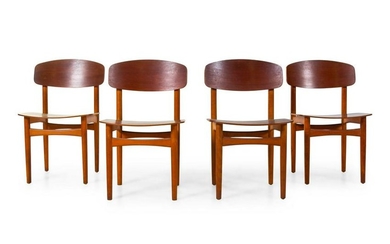 Borge Mogensen Set of Four Dining Chairs Soborg