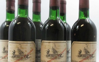 6 bouteilles CHÂTEAU BEYCHEVELLE 1973 4è GC Saint Julien (4 légèrement bas
