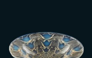 'Campanules ouverte’, No.10-378, a Lalique opalescent glass...