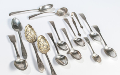 Group of British Sterling Silver Flatware
