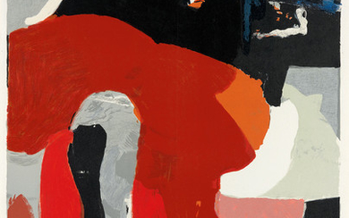 JAMES BROOKS Eastern. Color lithograph on heavy cream wove paper, 1982. 730x535 mm;...