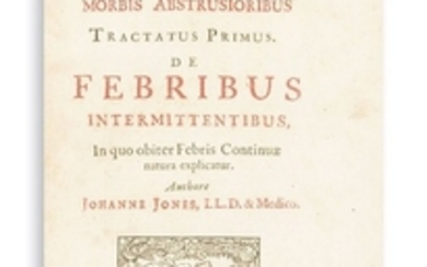 JOHNS, JOHN - Novarum Dissertationum de Morbis Abstrusioribus…de Febribus Intermittentibus.