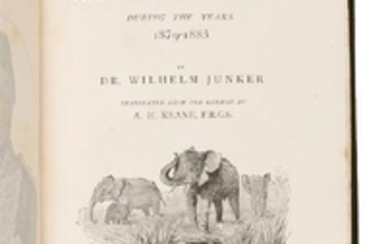 * JUNKER, Wilhelm (1840-1892). Travels in Africa During