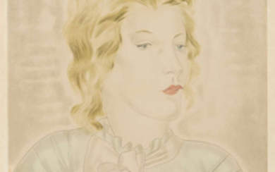 Léonard Tsuguharu Foujita (1886-1968) Femme à la cravate rose (Buisson 30.26)