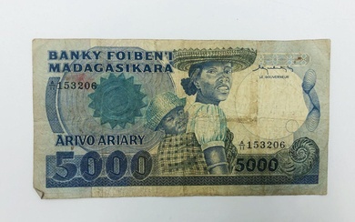 5000 Francs Madagascar