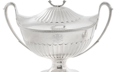 An English Silver George III Soup Tureen