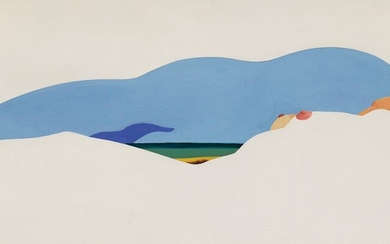 STUDY FOR NUDE EDGE WITH SEASCAPE, Tom Wesselmann