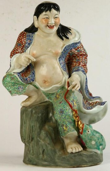 Chinese Ceramic Figure of Liu Hai