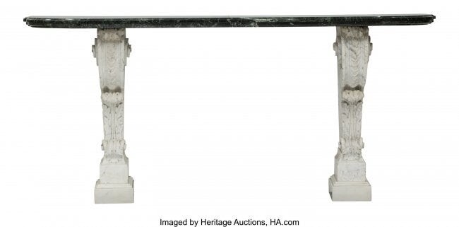 61043: A French Regence-Style Marble Console Table, 19t