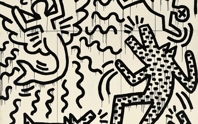 UNTITLED (DIPTYCH), Keith Haring