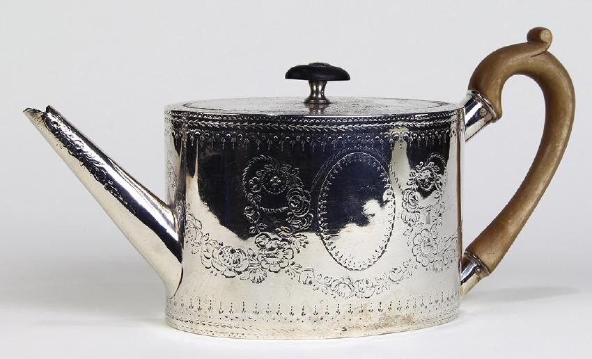 George III sterling silver teapot