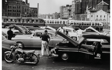 George Zimbel (b. 1929), A Group of Four Photographs of New York City Traffic (Circa 1953)