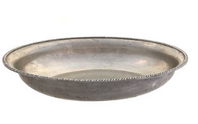 800 oval silver bowl, general weight about 248 grams,...