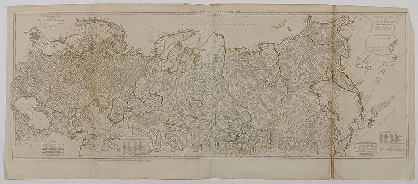 A 1772 D'ANVILLE MAP OF THE WHOLE RUSSIAN EMPIRE
