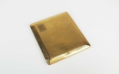 A 9ct gold Asprey & Co cigarette case