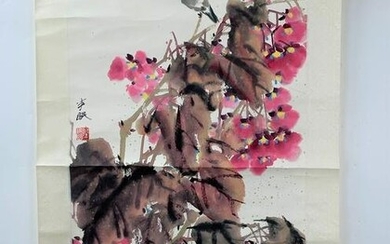 A Chinese Painting By Lu Peiming