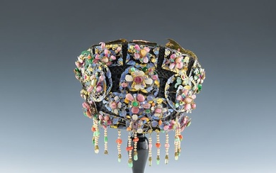 A Chinese court hat, 19th century