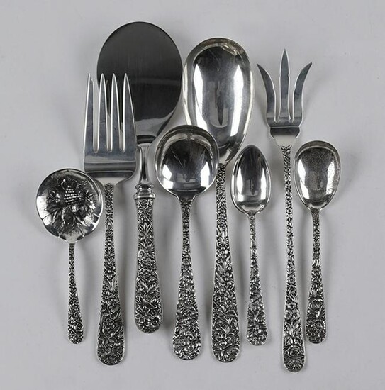 A Collection of S. Kirk Sterling Silver Flatware.