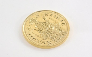 A French gold coin, 14.7g.