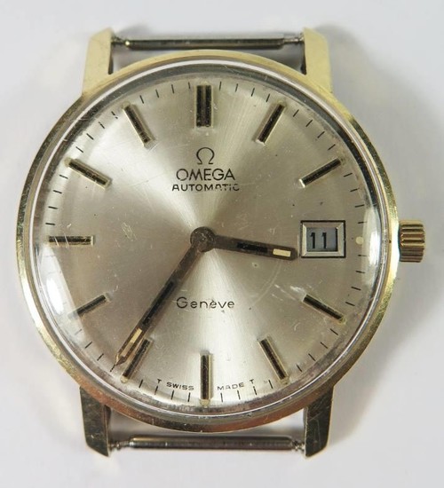 A Gent's Omega Automatic 14K Gold Wristwatch, 34mm case, mov...