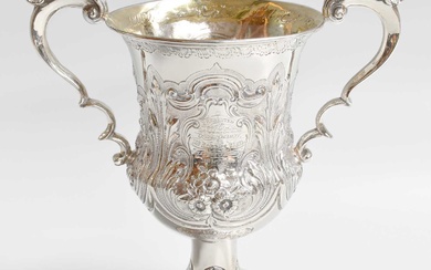 A George III Silver Two-Handled Cup, by Peter and Ann...