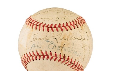 A Group of 1949 St. Louis Browns Team Signed Autograph Baseballs