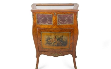 A Louis XV Style Vernis Martin Low Display Cabinet